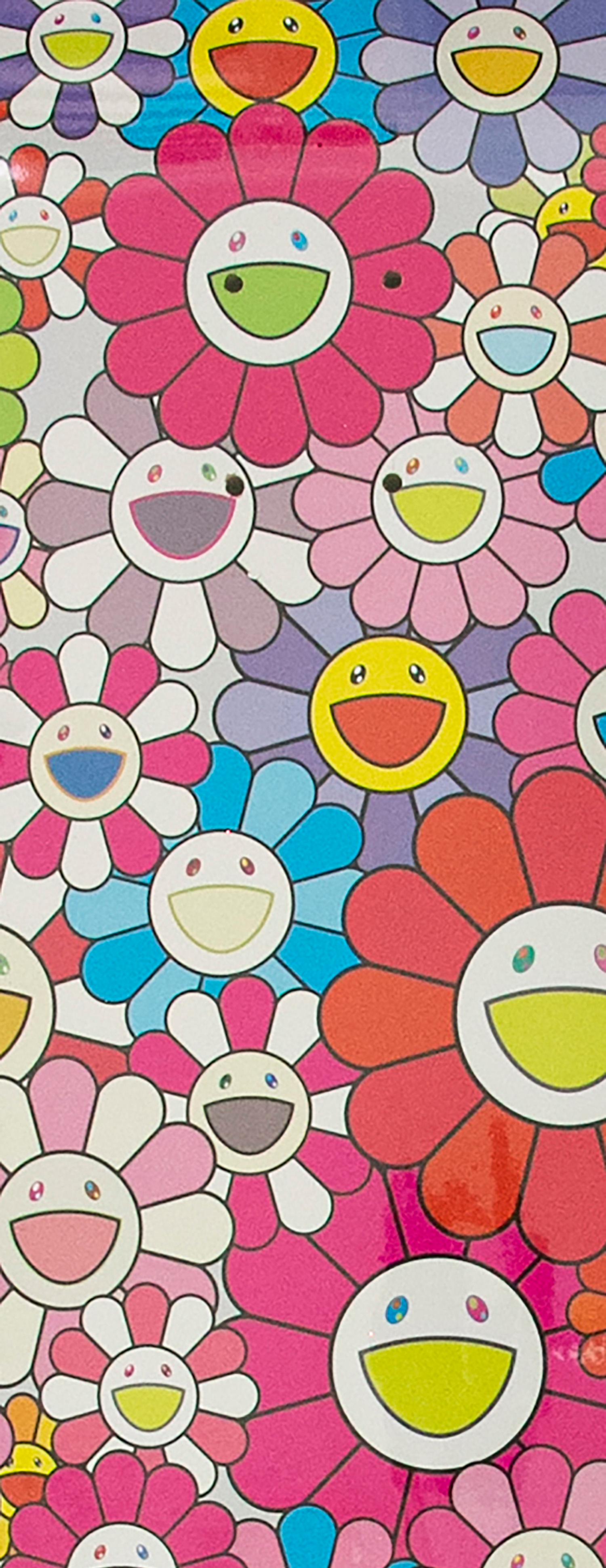 
Takashi Murakami x Complexcon Deck 8.0 - Pink Multi Flower - 2017.

Takashi Murakami (Japanese, b. 1962) is internationally renowned for his playful negotiation of several styles and traditions. Combining the 19th-century Japanese painting style