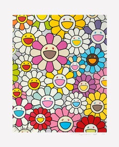 Une petite peinture de fleurs : rose, violet et bien d'autres couleurs (Ed 100) Platine.