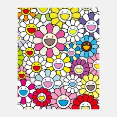 A Little Flower Painting: Pink, Purple and Many Other Colours