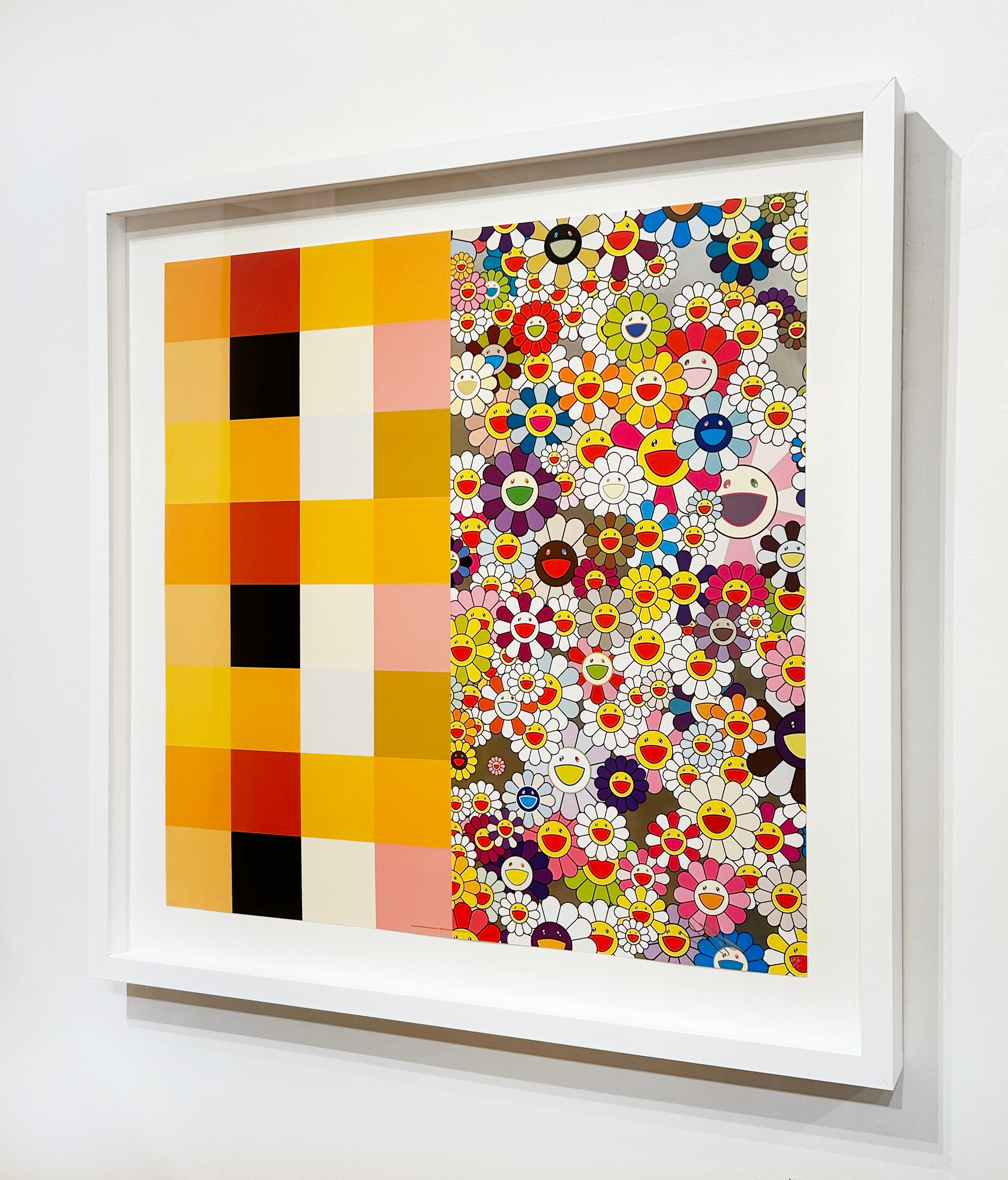 Artist:  Murakami, Takashi
Title:  Acupuncture/Flowers (Checkers)
Date:  2008
Medium:  Offset lithograph in colors on smooth wove paper
Unframed Dimensions:  26.75