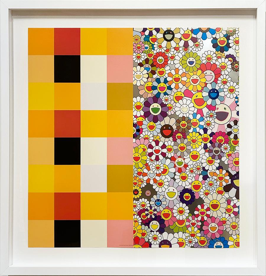 Acupuncture/Flowers (Checkers) - Print by Takashi Murakami