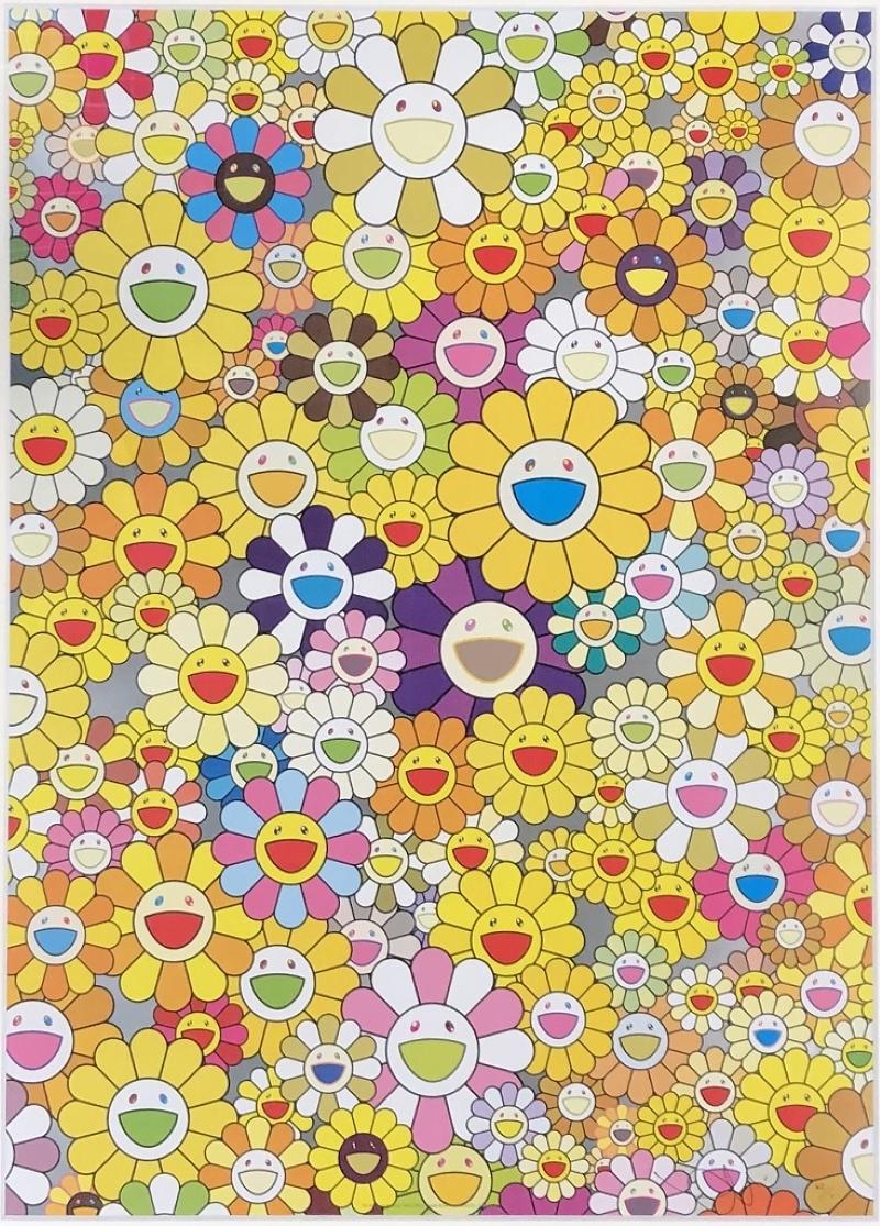 Eine Hommage an IKB, 1957E. Limitierte Auflage (Druck) von Takashi Murakami, signiert 3
