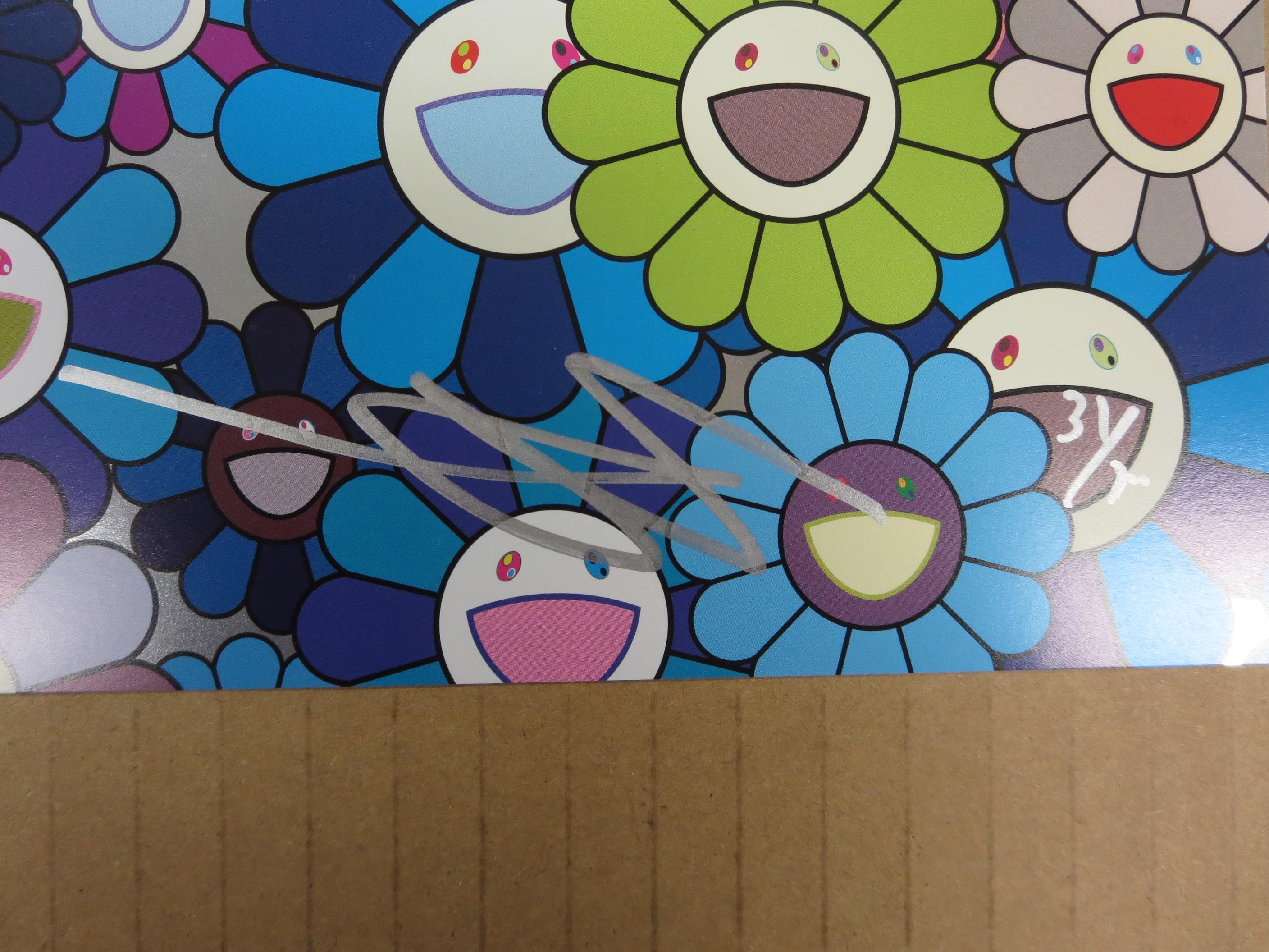 An Homage to IKB, 1957F. Limited Edition (print) by Takashi Murakami signed 1