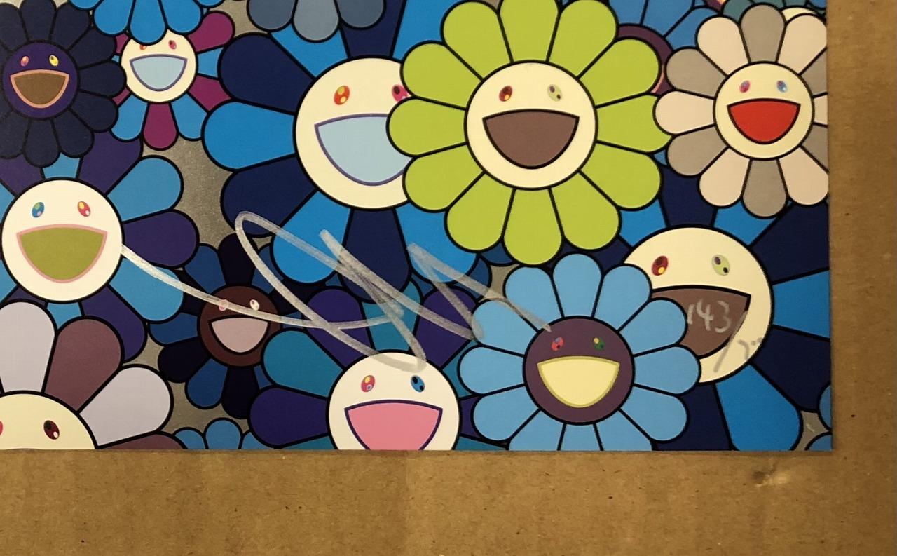An Homage to IKB, 1957F. Limited Edition (print) by Takashi Murakami signed 3