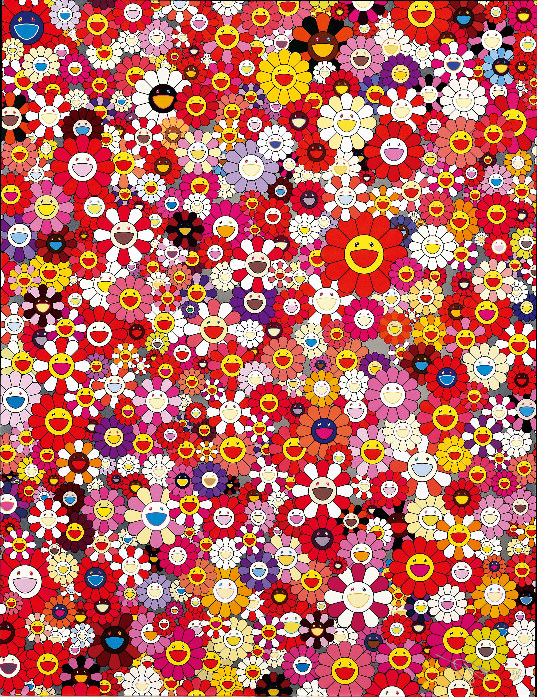 An Homage to Monopink, 1960E, 2012 by Takashi Murakami
Offset print, numbered and signed by the artist
27 1/10 × 20 9/10 in
68.8 × 53 cm
Edition  31/300

Takashi Murakami is best known for his contemporary combination of fine art and pop culture. He
