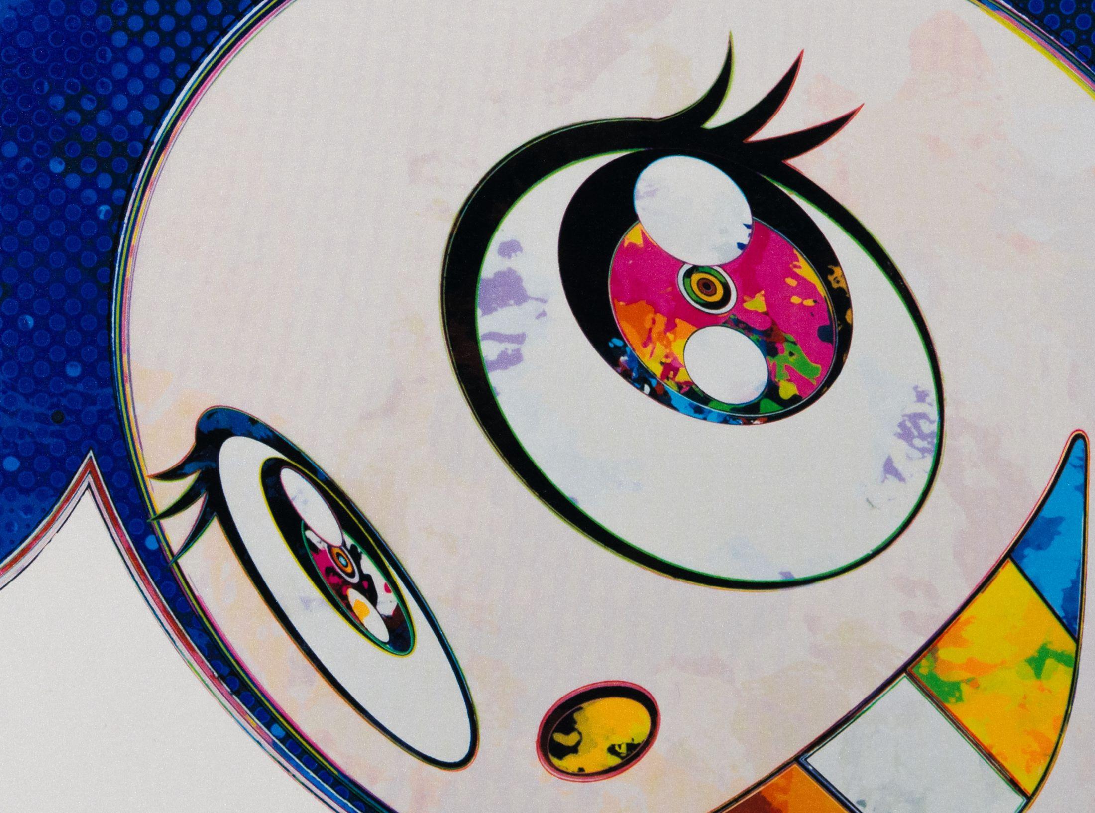 And Then (A Deep Ocean of Ultramarine) - Print by Takashi Murakami
