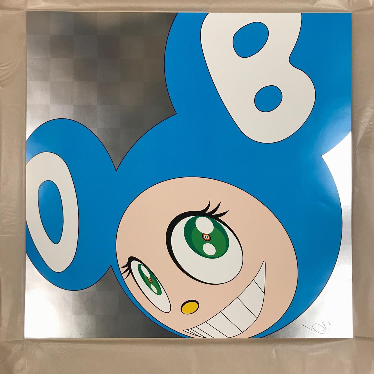 And then and then... (aqua blue) Limited Edition (print) by Murakami signed  - Print by Takashi Murakami