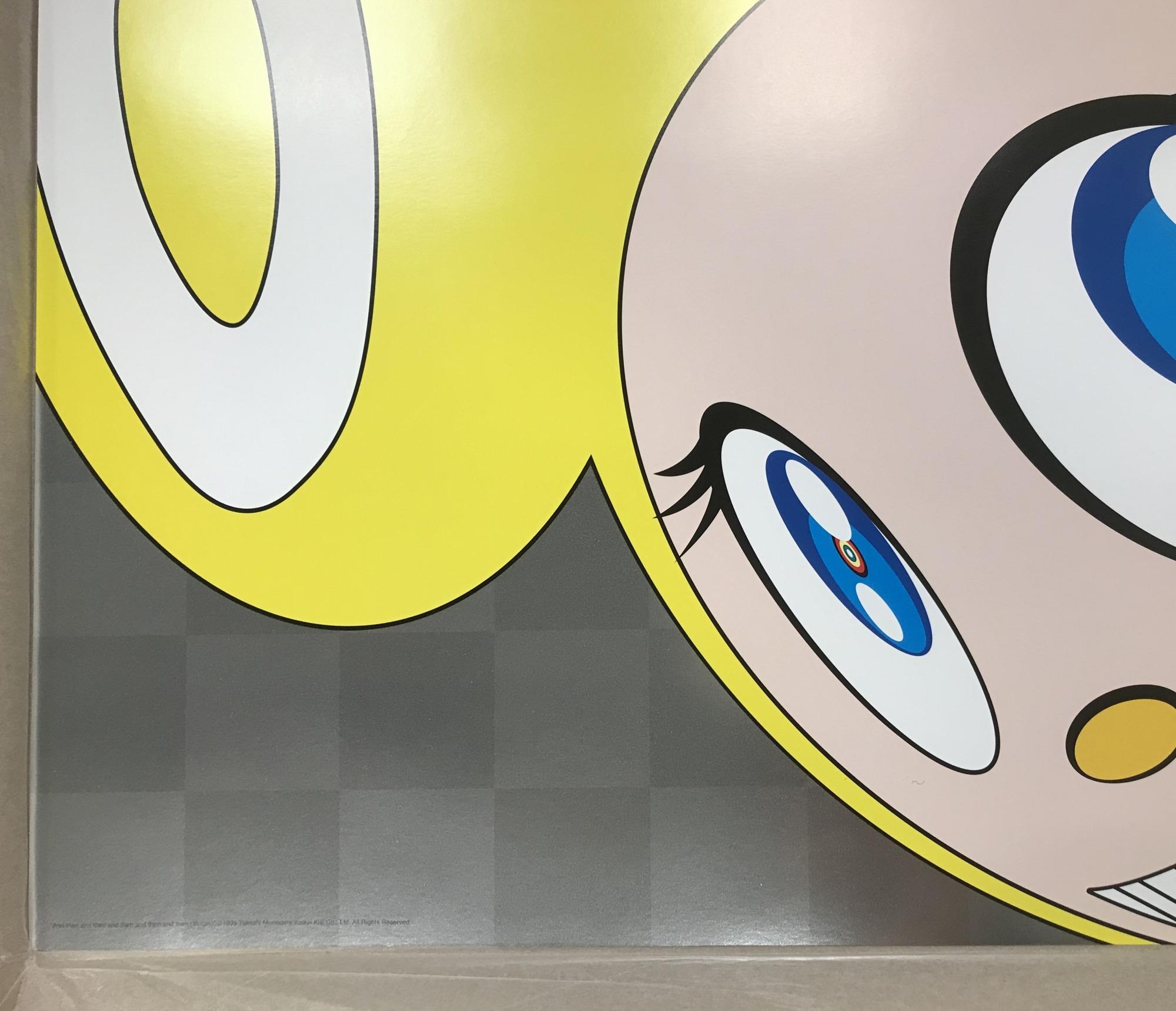 And then and then... (yellow) Limited Edition (print) by Murakami, signed  - Pop Art Print by Takashi Murakami