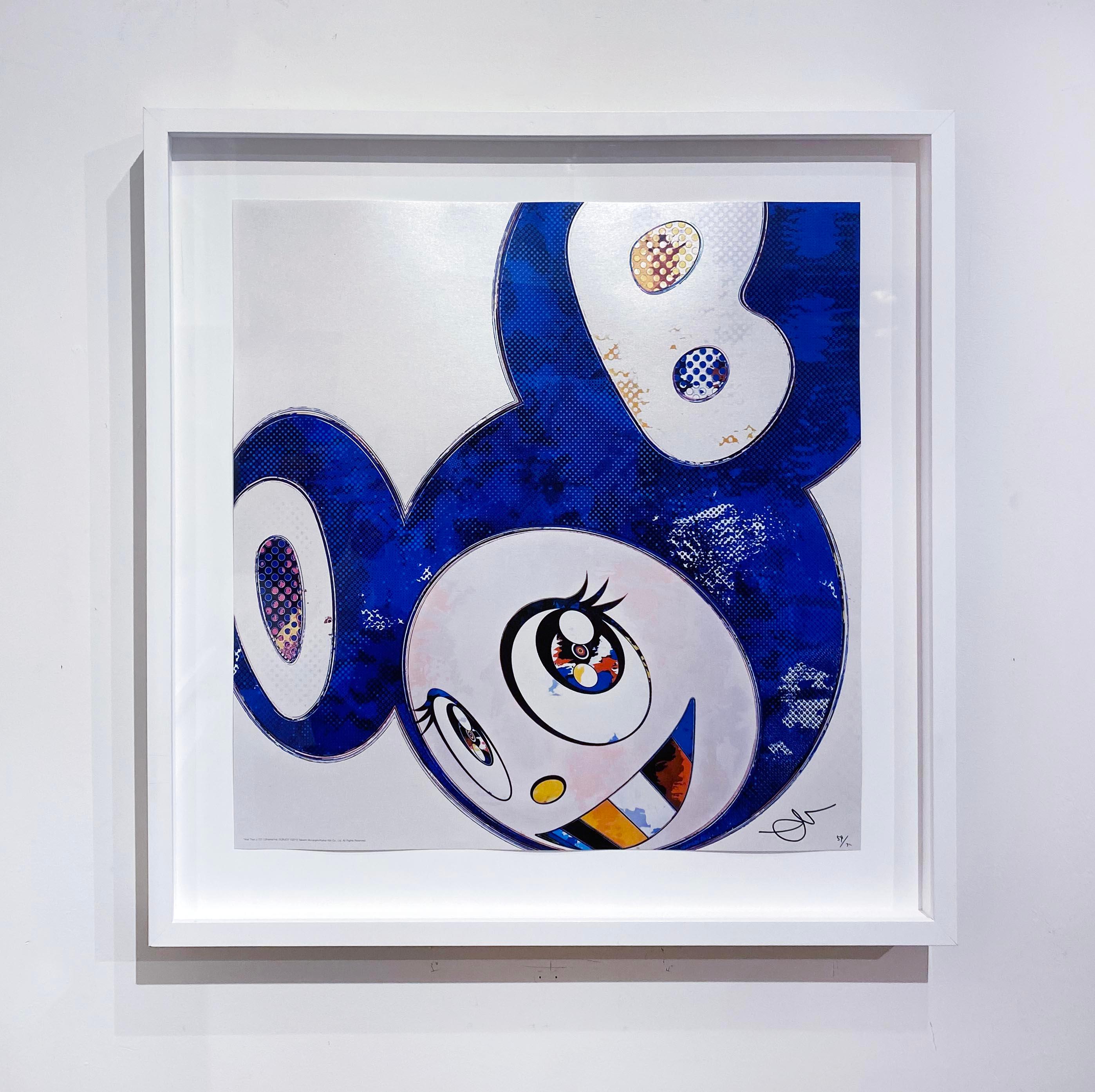 And Then (Ultra Marine) - Contemporary Print by Takashi Murakami