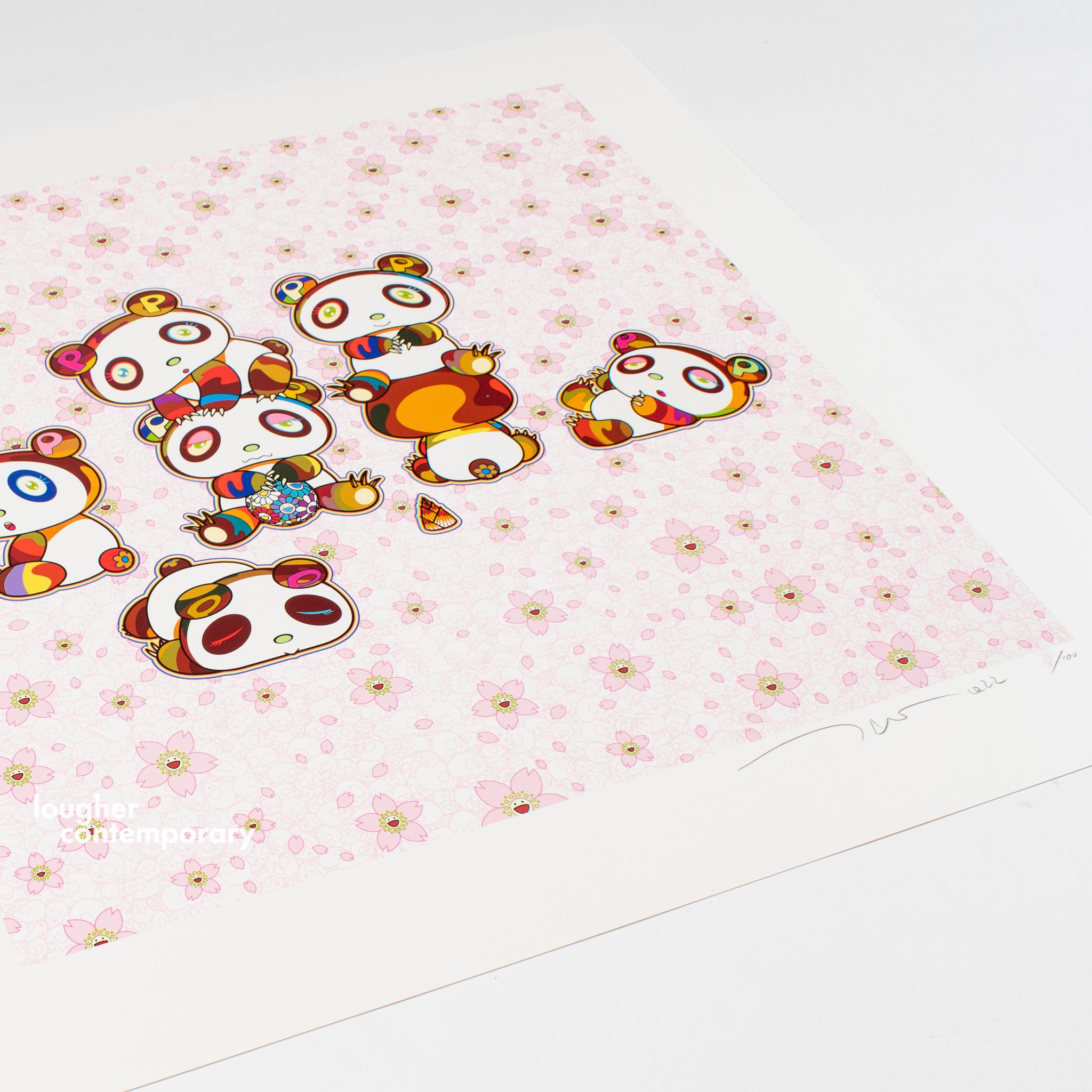 Baby Pandas - Fauteuil à bascule ! Yay ! - Contemporain Print par Takashi Murakami