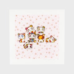Baby Pandas Cuddling Yay! Limited Edition of 100 signed and numbered by Murakami