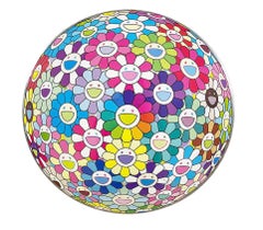 Beyond the Dimensions (Flowerball, Multicolor, Rainbow, Takashi Murakami, Signed