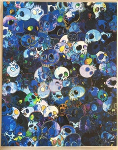 Blue Skulls offset print - MCBST, 1959 - 2011 -   framing complimentary 