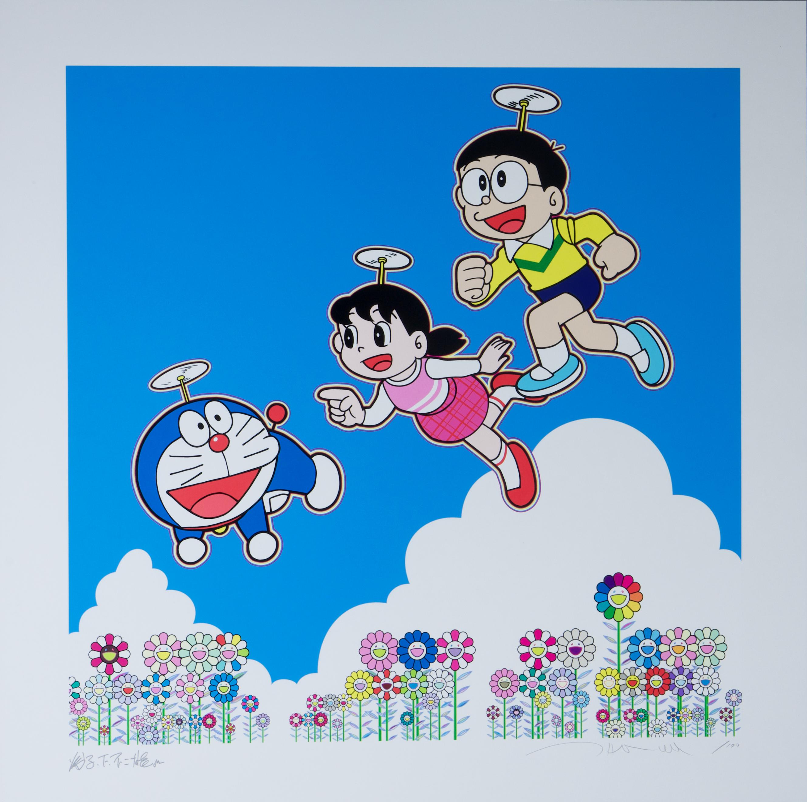 Blue Sky! Like We Could Go On Forever! - Print by Takashi Murakami