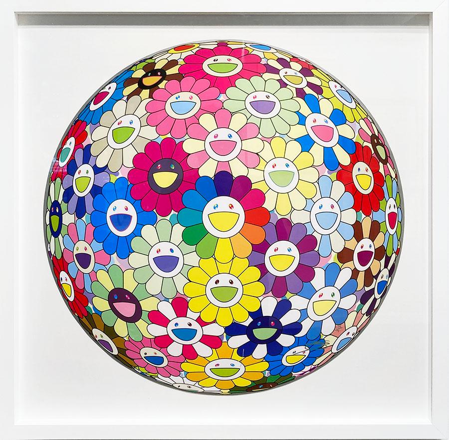 Burying My Face in the Field of Flower - Print by Takashi Murakami
