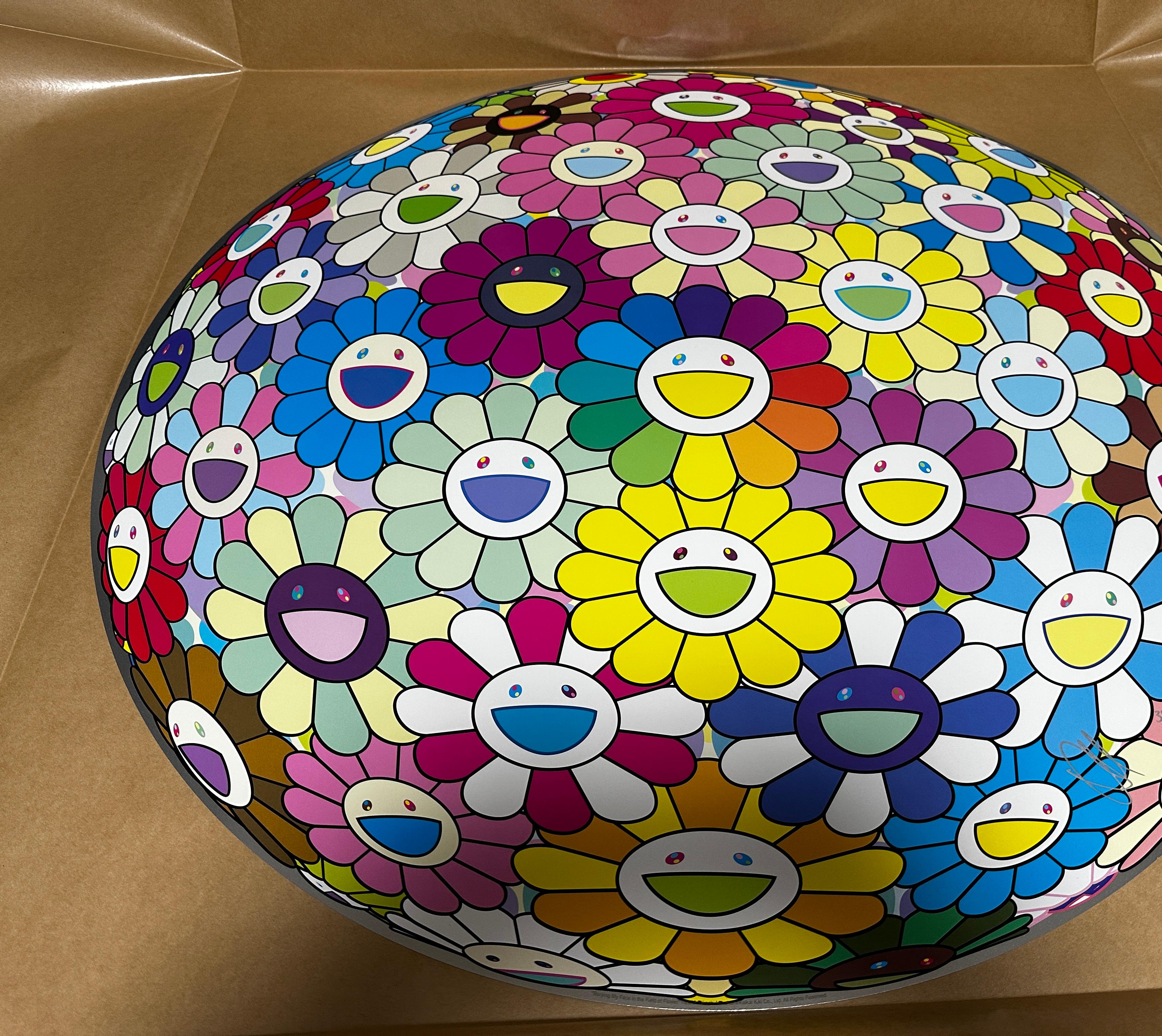Burying My Face in the Field of Flower Takashi Murakami, signé, Japon, Pop Art en vente 1