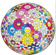 Burying My Face in the Field of Flower Takashi Murakami, Signed, Japan, Pop Art