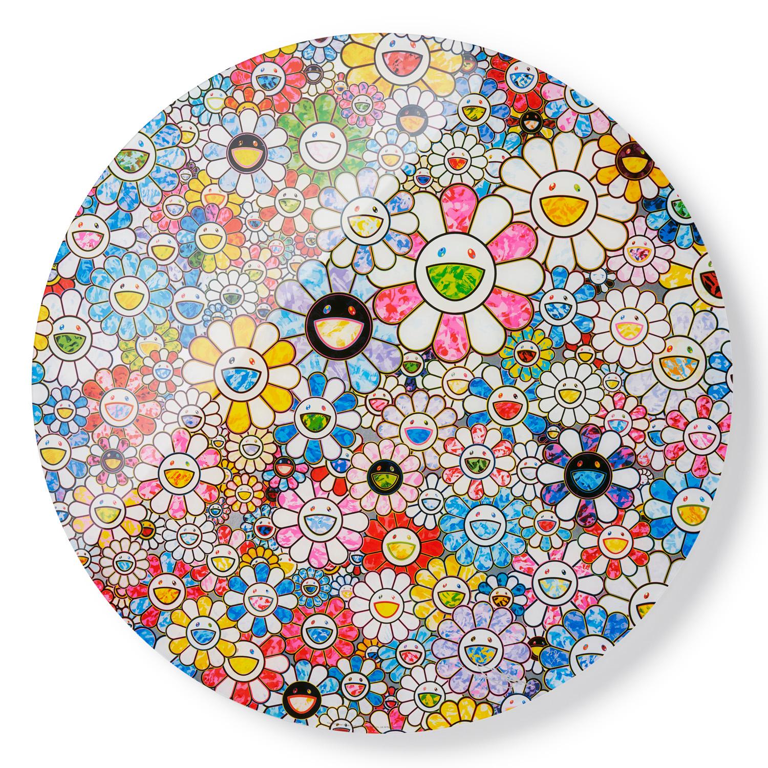 Takashi Murakami Figurative Print - Celestial Flowers 