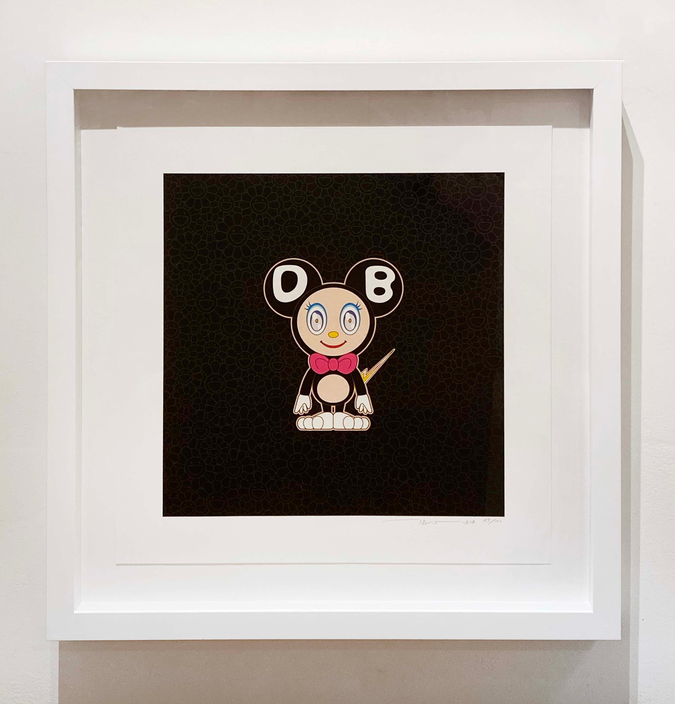 DOB 2020 NOIR - Contemporain Print par Takashi Murakami