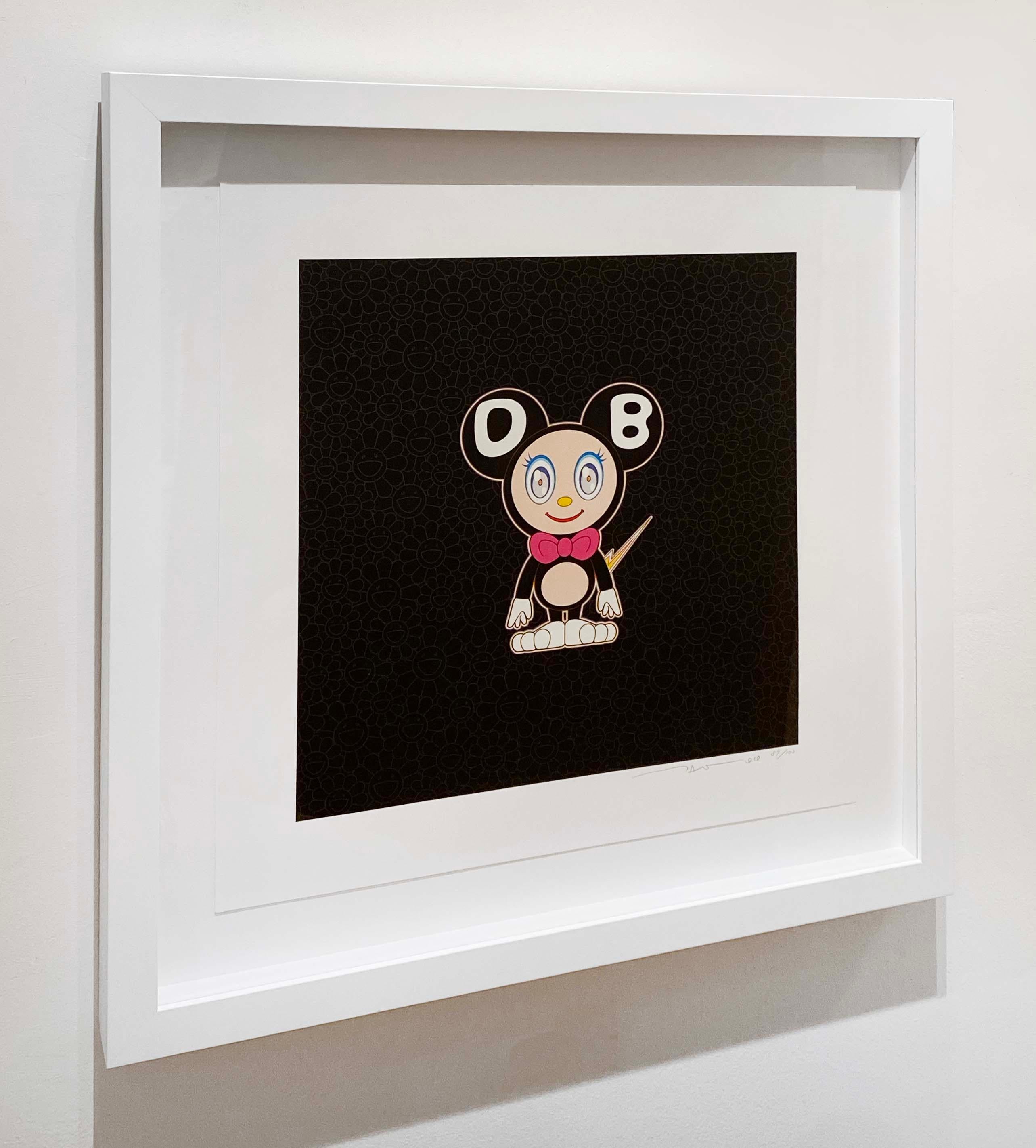 Artist:  Murakami, Takashi
Title:  DOB 2020 BLACK
Date:  2020
Medium:  Offset Lithograph in colors on smooth wove paper
Unframed Dimensions:  18.5