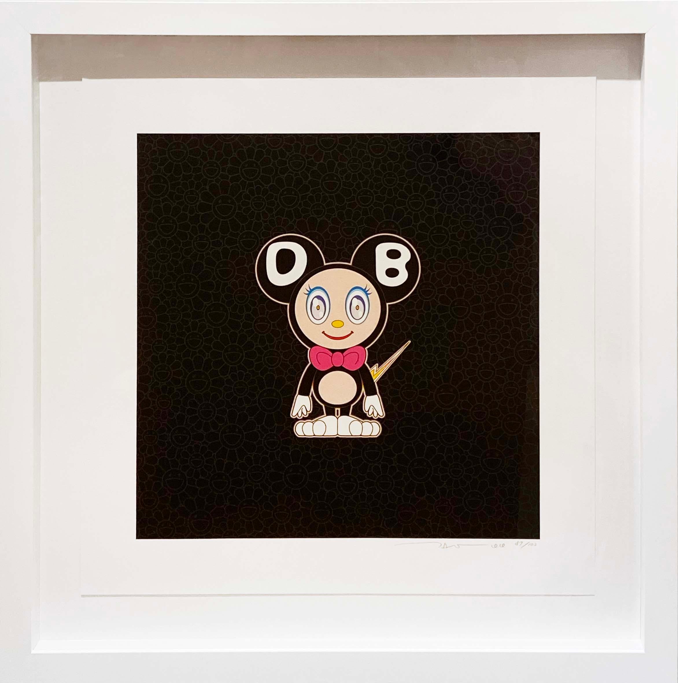DOB 2020 NEGRO - Print de Takashi Murakami