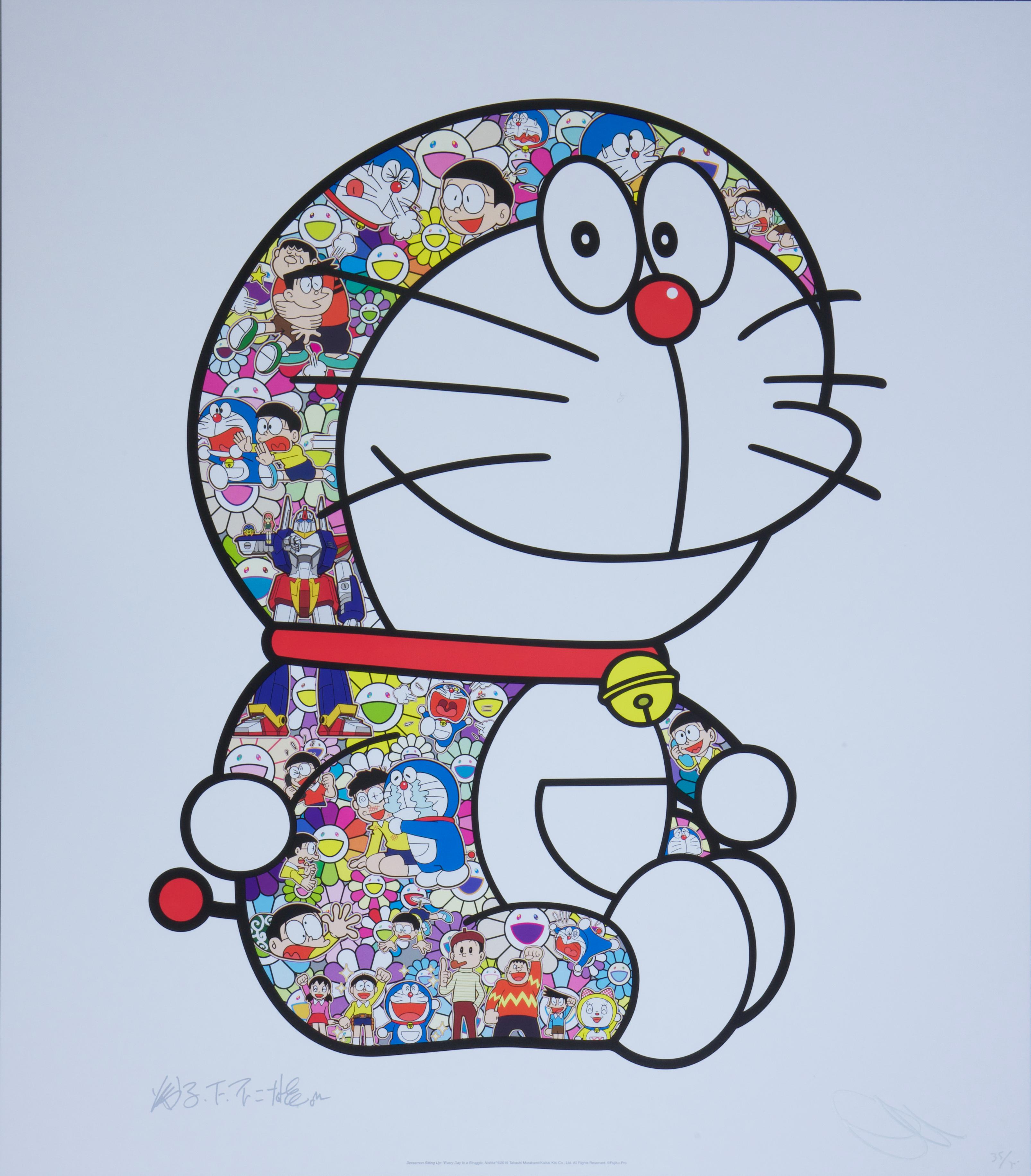 Takashi Murakami, Excuse Painting: On my collaboration with Doraemon  (2019), Available for Sale