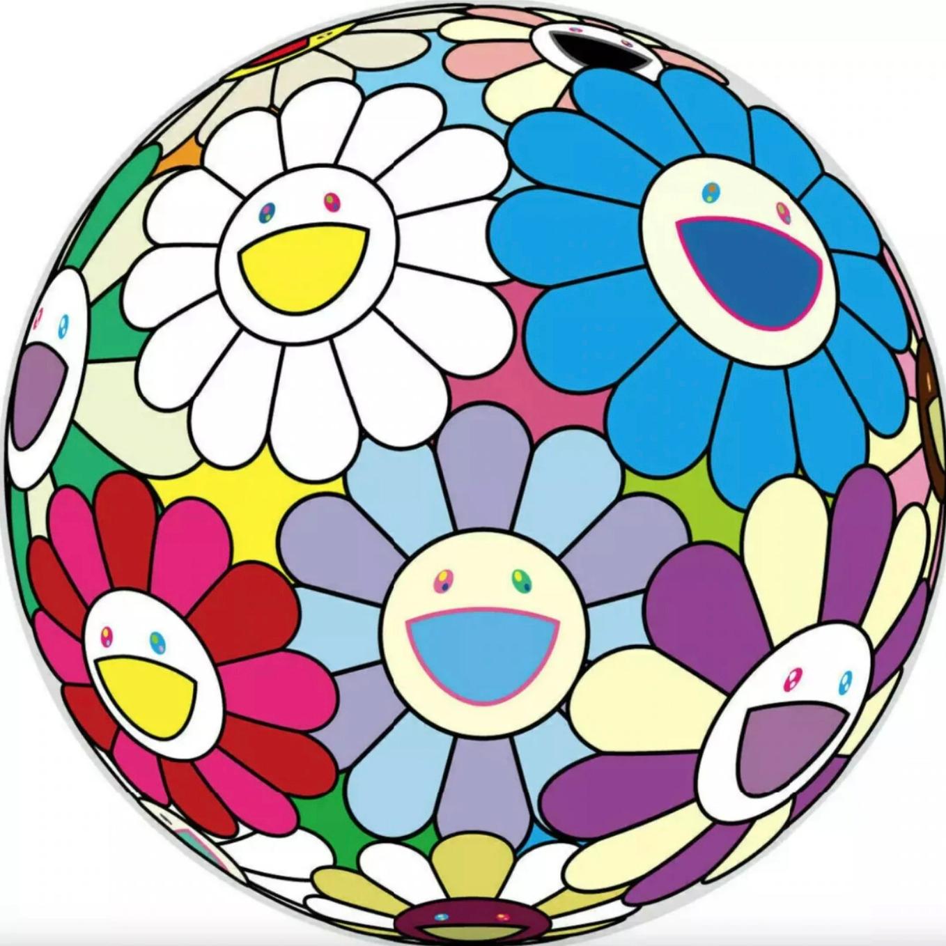 Takashi Murakami Still-Life Print - Festival Flower