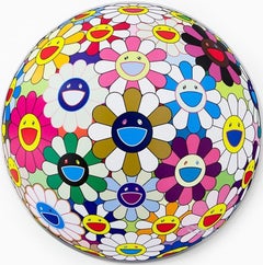 Blumenblumenkugel (3D) Herbst, Takashi Murakami