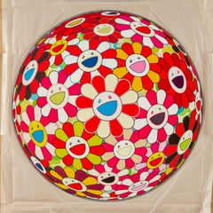 Flower Ball-Goldfish Colors (3D). Limited Edition by Murakami signed, numbered