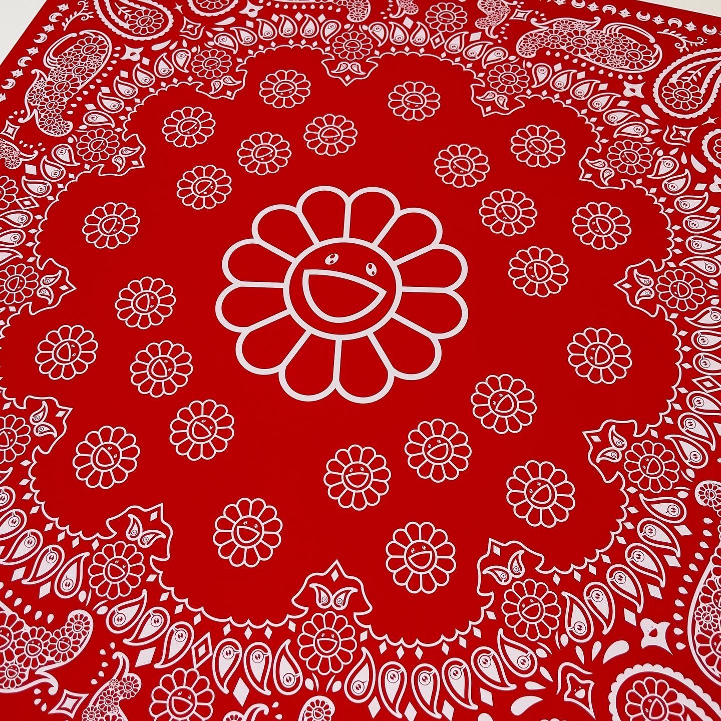 Takashi Murakami Flower paisley For Sale at 1stDibs