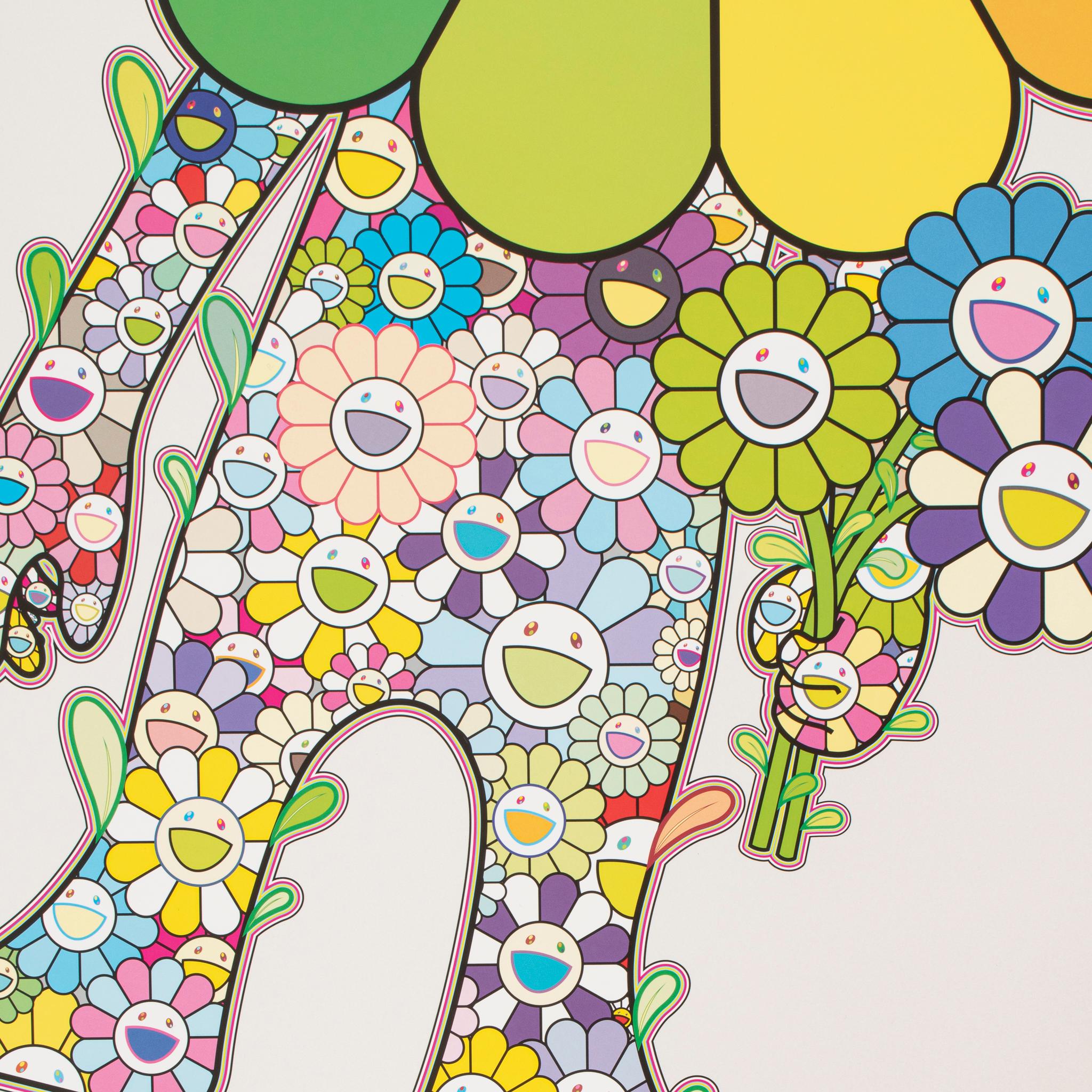 Flower Parent and Child - Print by Takashi Murakami