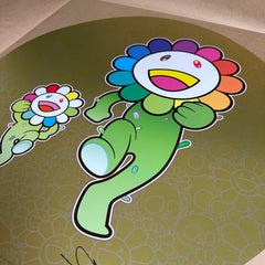 Père et enfant en fleurs, Rum Pum ! (Takashi Murakami, or, fleurs, Japon)