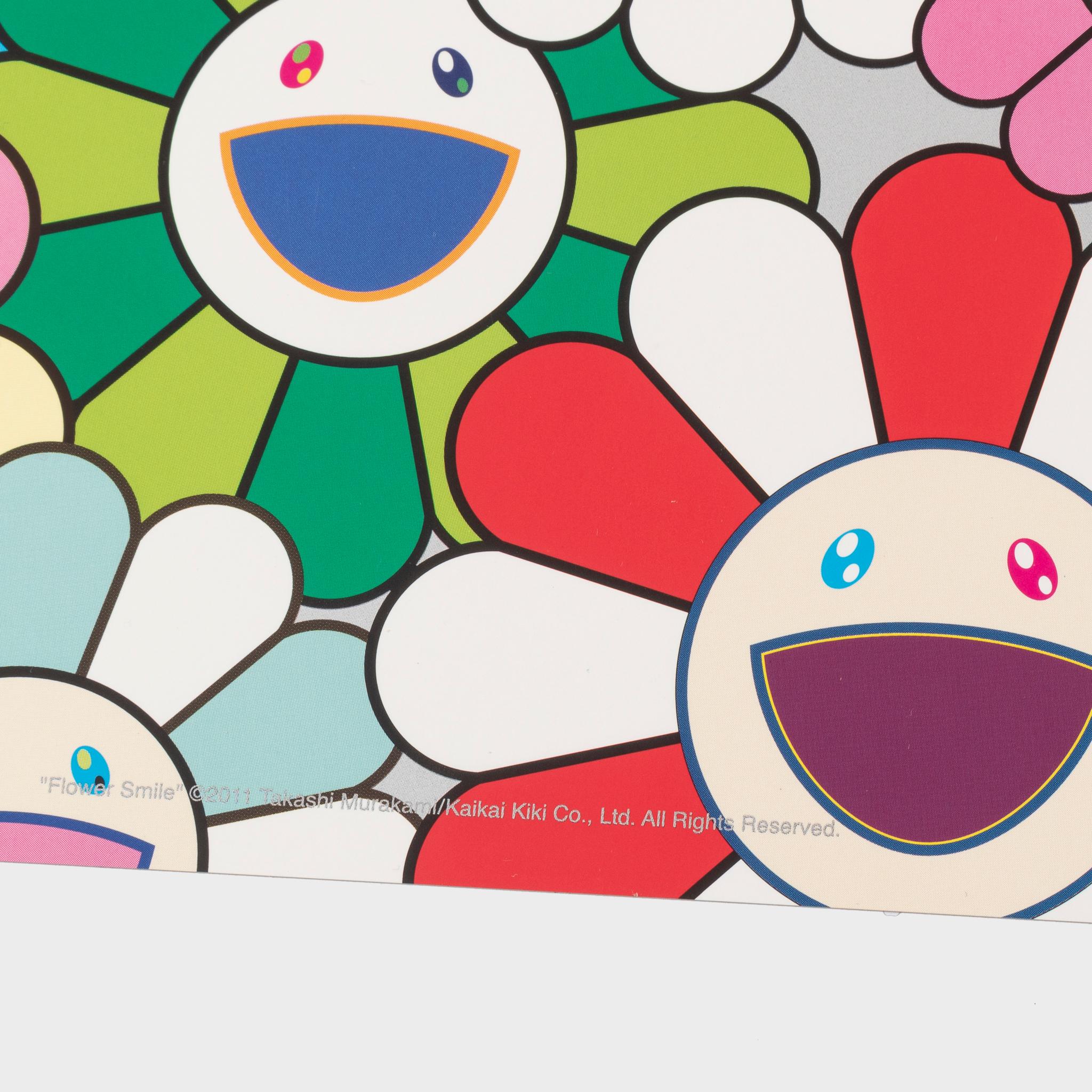 Blumenlächeln (Zeitgenössisch), Print, von Takashi Murakami