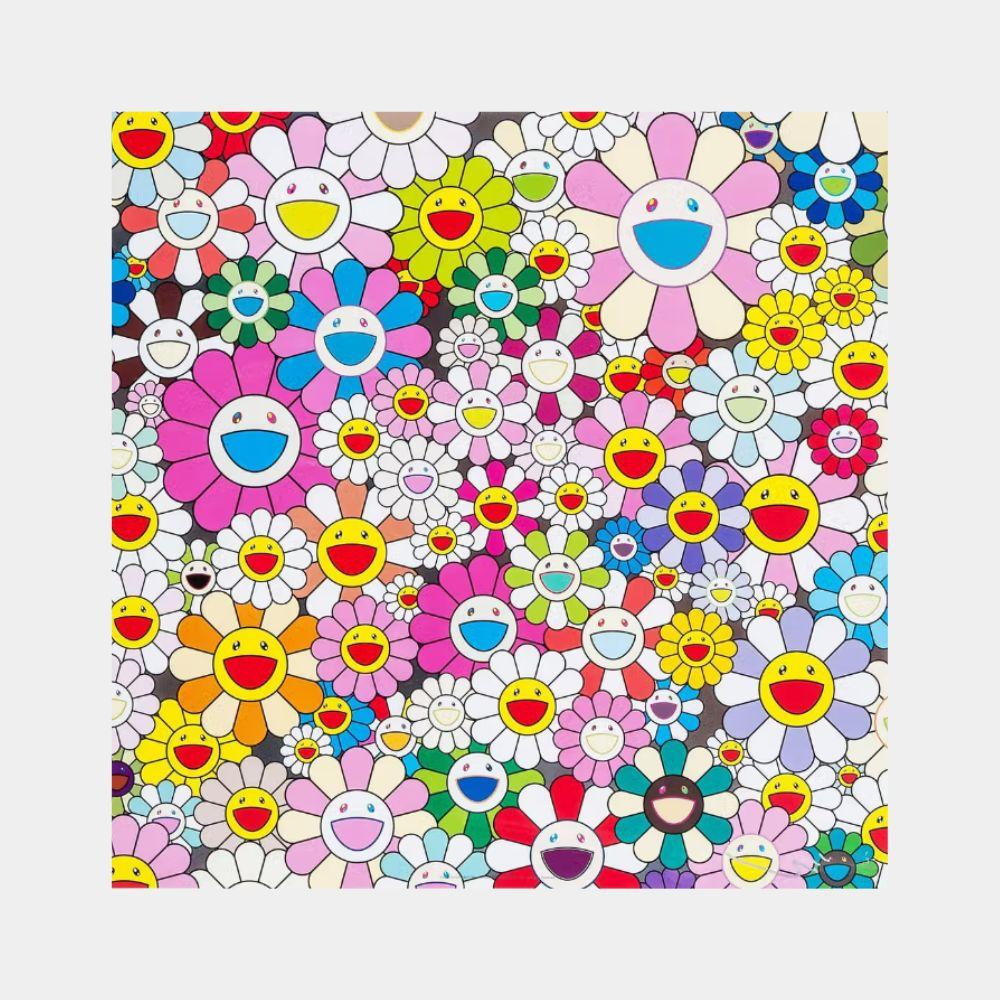 Takashi Murakami Abstract Print - Flower Smile