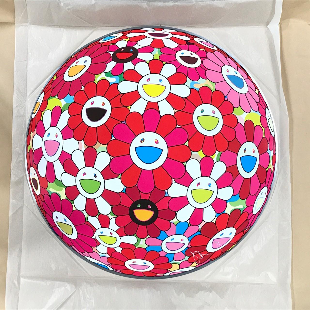 Flowerball (3D) - Papyrus. Limited Edition (print) by  Takashi Murakami For Sale 1