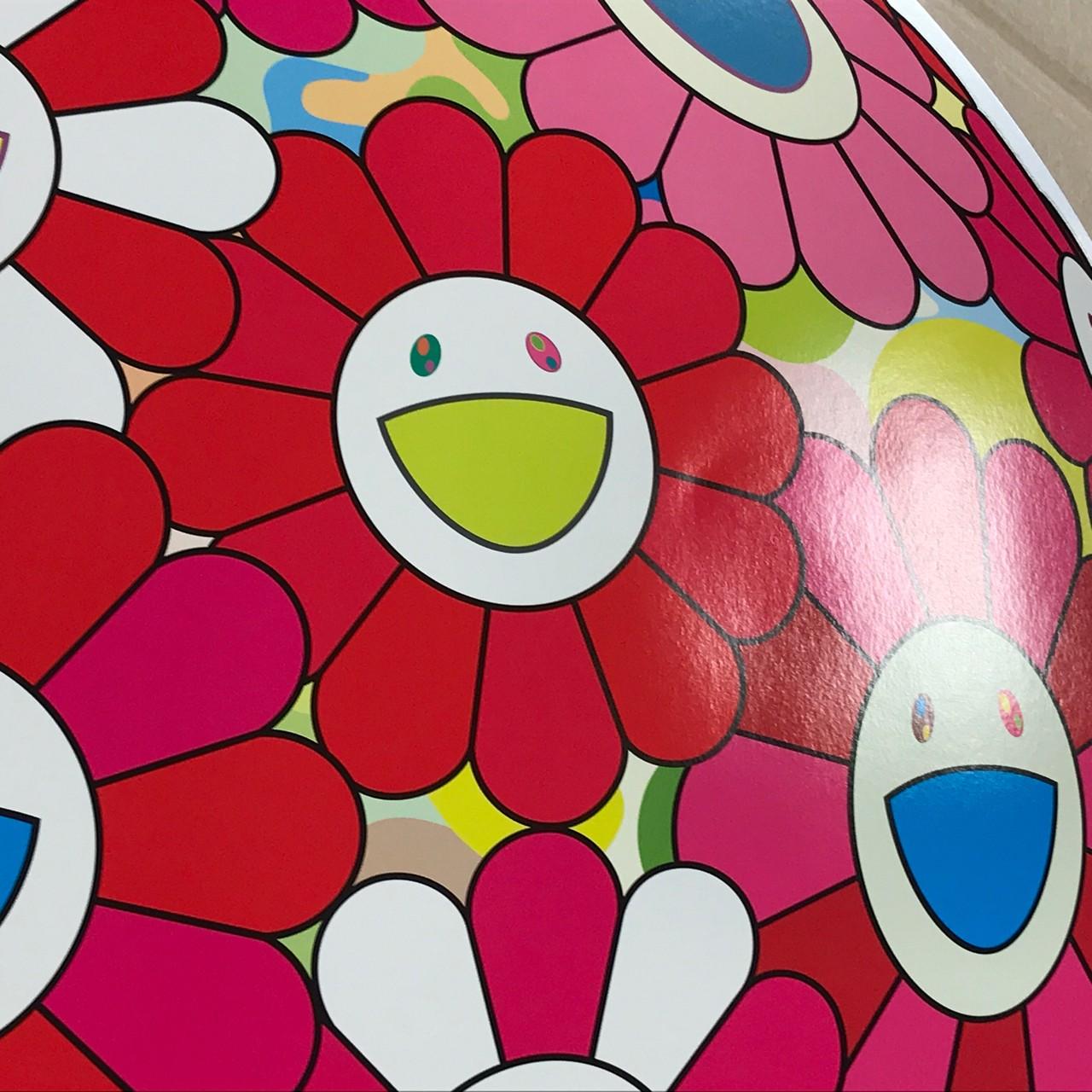 Flowerball (3D) - Papyrus. Limited Edition (print) by  Takashi Murakami For Sale 4