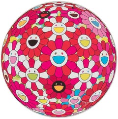 Flowerball (3D) - Papyrus. Limited Edition (print) by  Takashi Murakami 