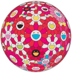Flowerball (3D) - Papyrus. Limited Edition (print) by  Takashi Murakami