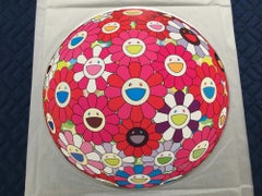 Flowerball (3D) - Turn Red! Limited Edition (print) Murakami signed and numbered