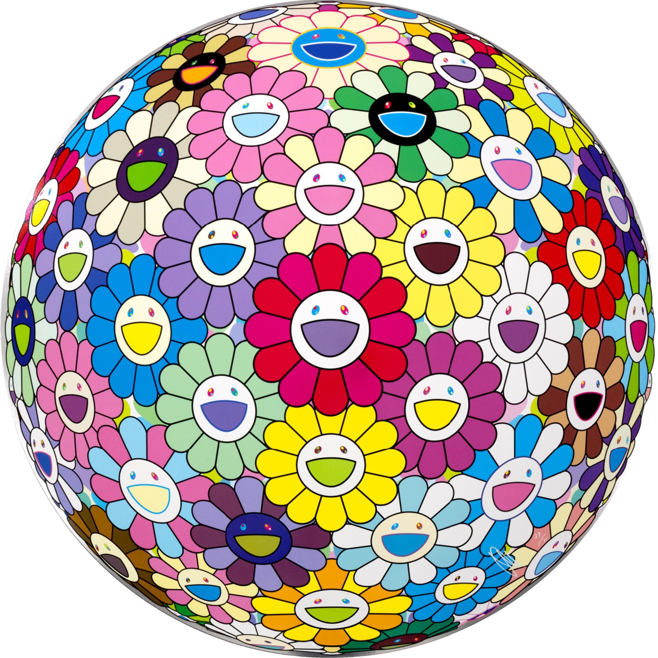 Flowerball: Colorati, miracolosi, scintillanti - Fiori giapponesi Pop Art Colori