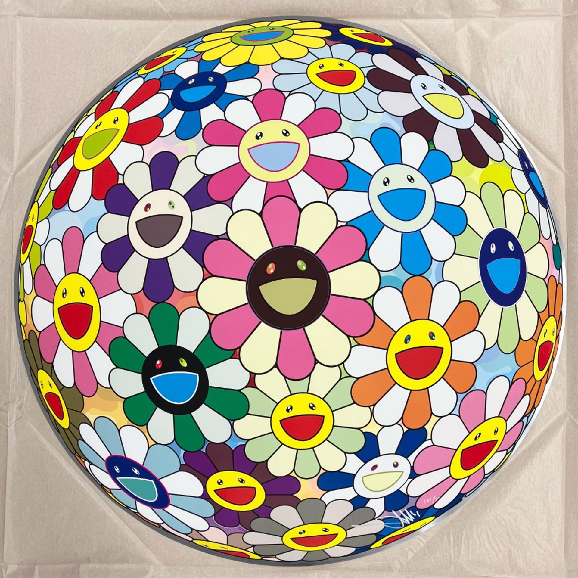 Flowerball Cosmos (3D), 2011, Limited Edition by Takashi Murakami signed im Angebot 1