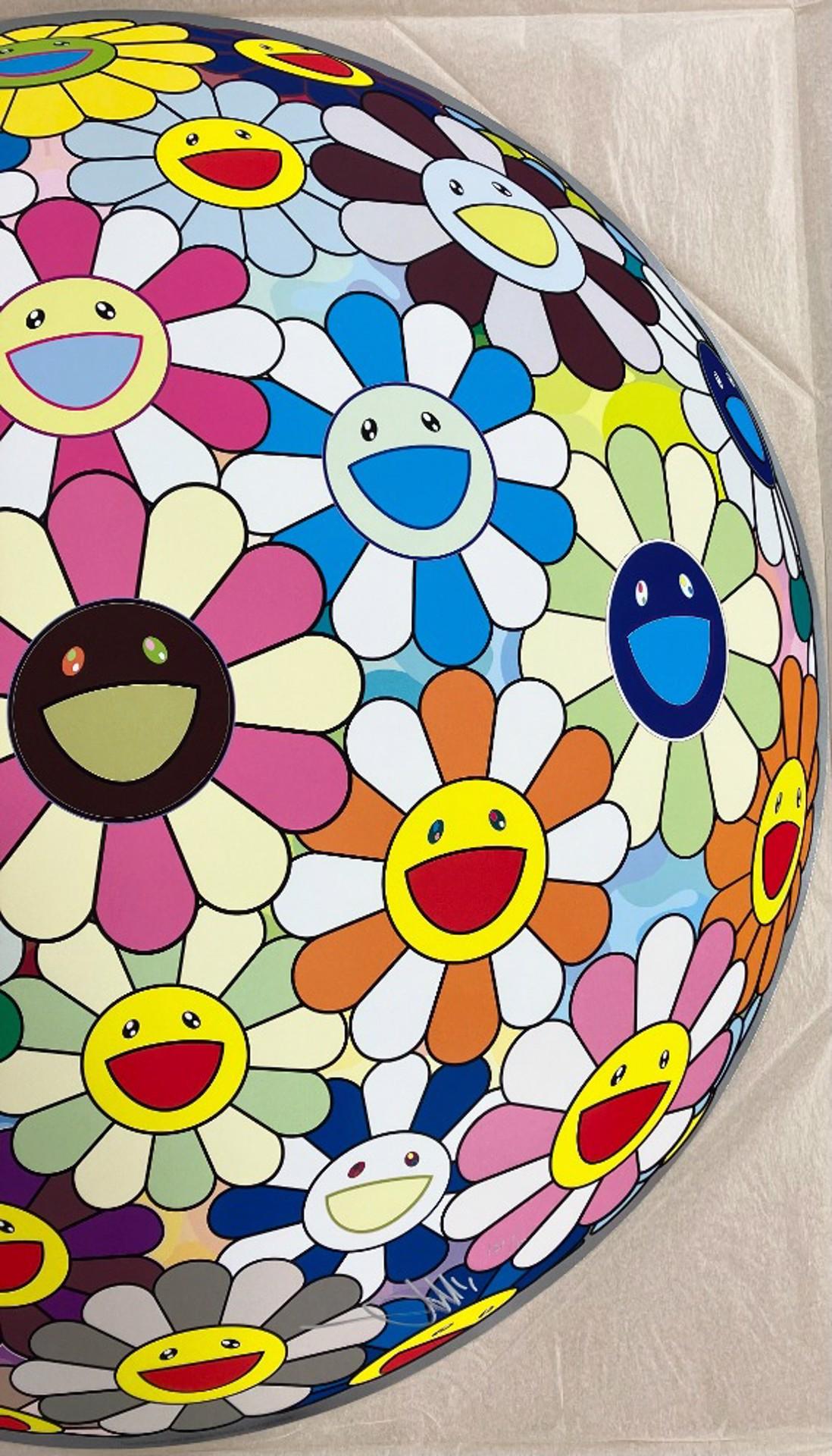 Flowerball Cosmos (3D), 2011, Limited Edition by Takashi Murakami signed im Angebot 3