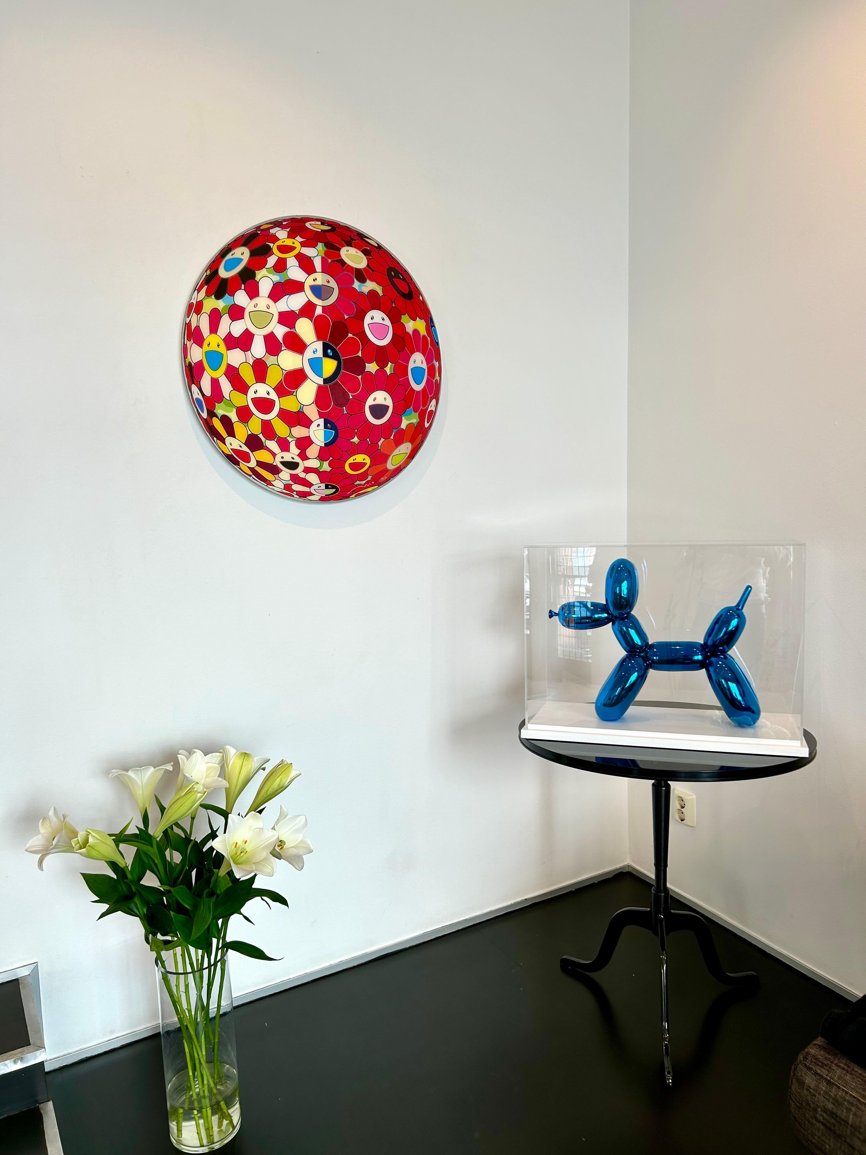 La flûte magique rouge boule de fleurs (3D) - Print de Takashi Murakami