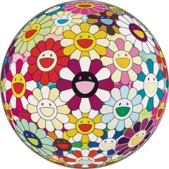 Flowerball Sexual Violet No.1 (3D) 2013 limited print by Takashi Murakami signed