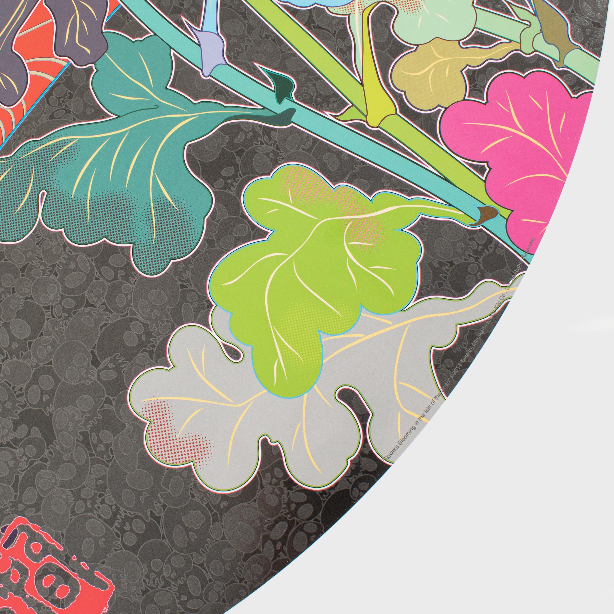 Flowers Blooming in the Isle of the Dead - Contemporary Print by Takashi Murakami