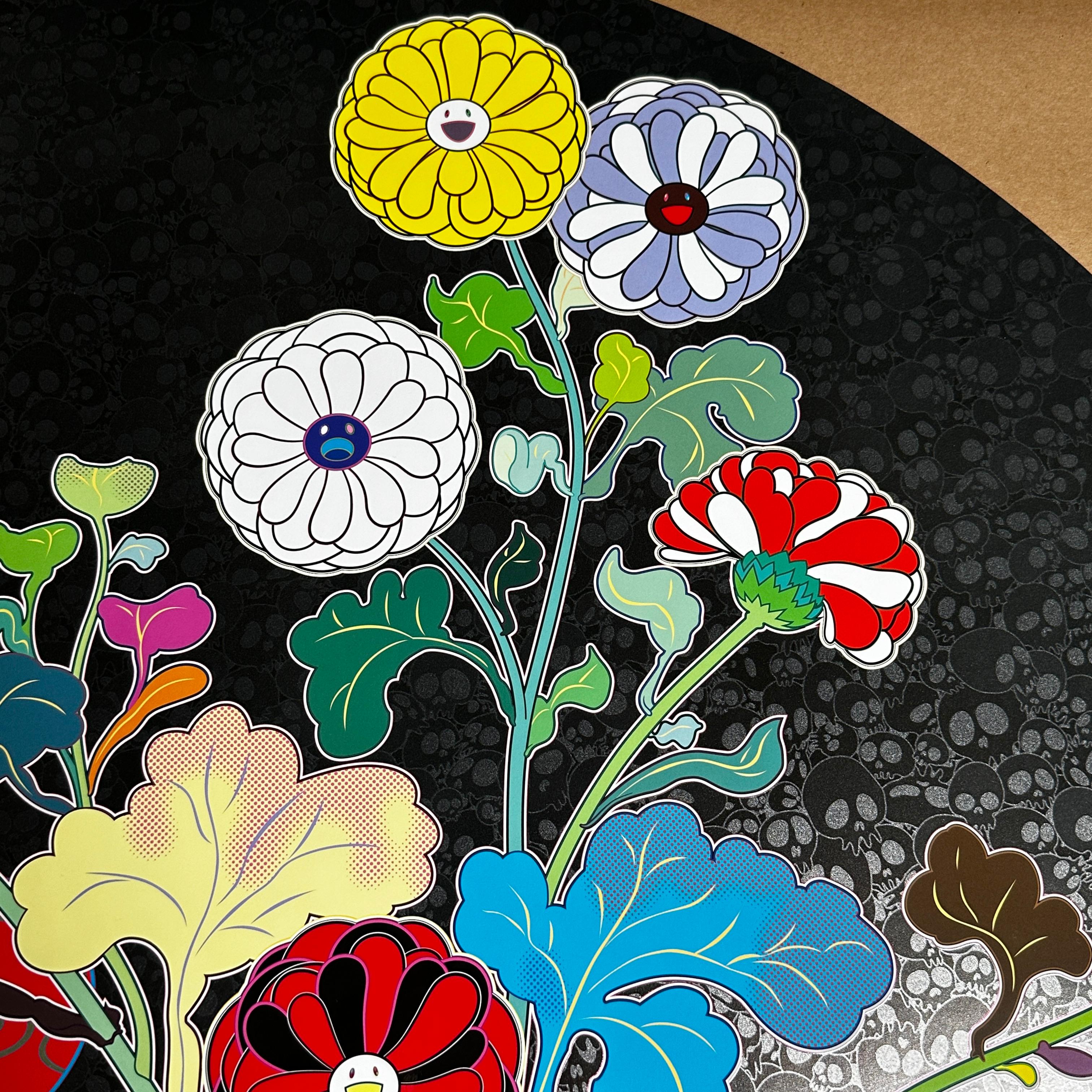 Flowers Blooming in the Isle of the Dead (Takashi Murakami, Tokyo, Flowers) 1