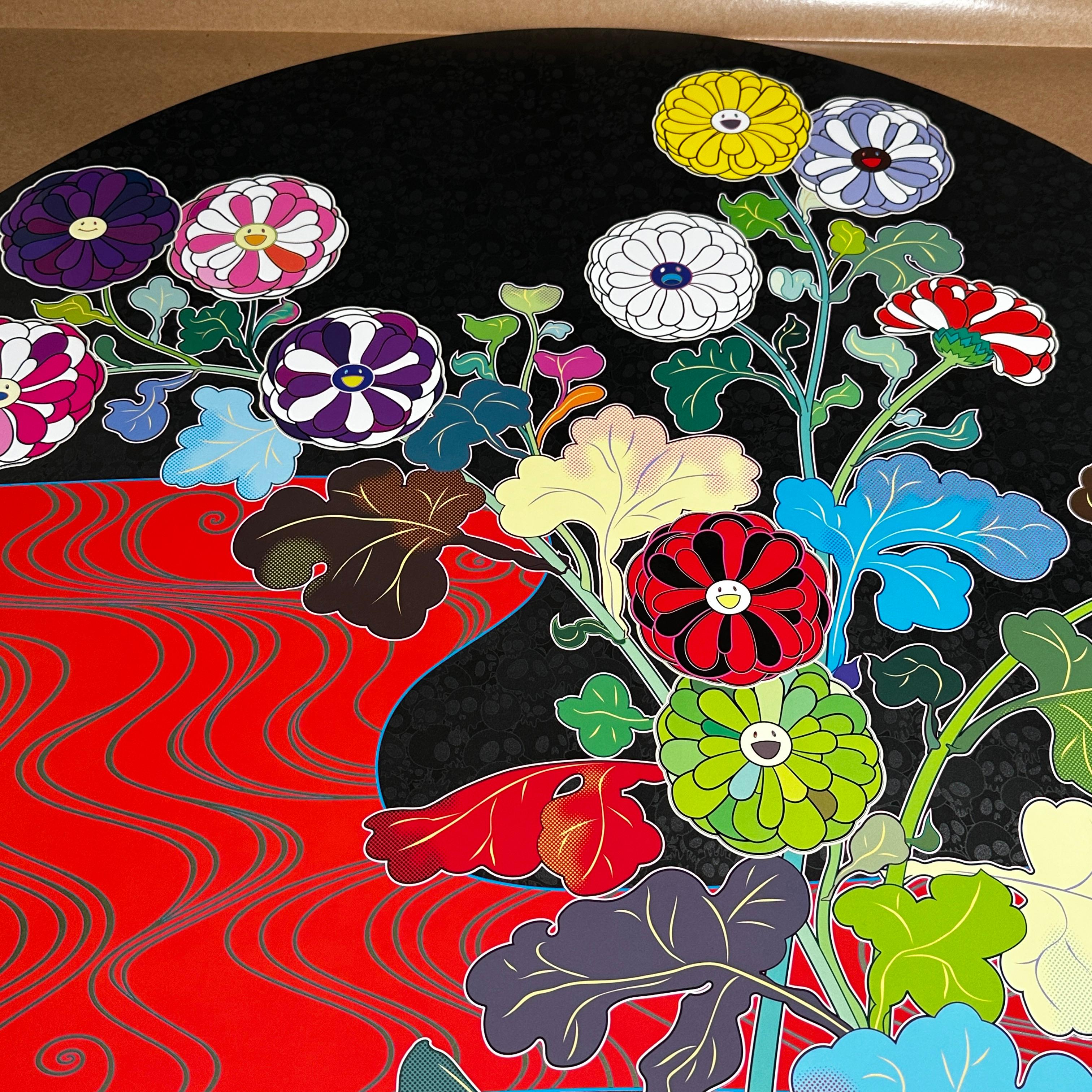 Flowers Blooming in the Isle of the Dead (Takashi Murakami, Tokyo, Flowers) 2