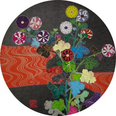 Blumen blühen auf der Isle of the Dead (Takashi Murakami, Tokio, Blumen)