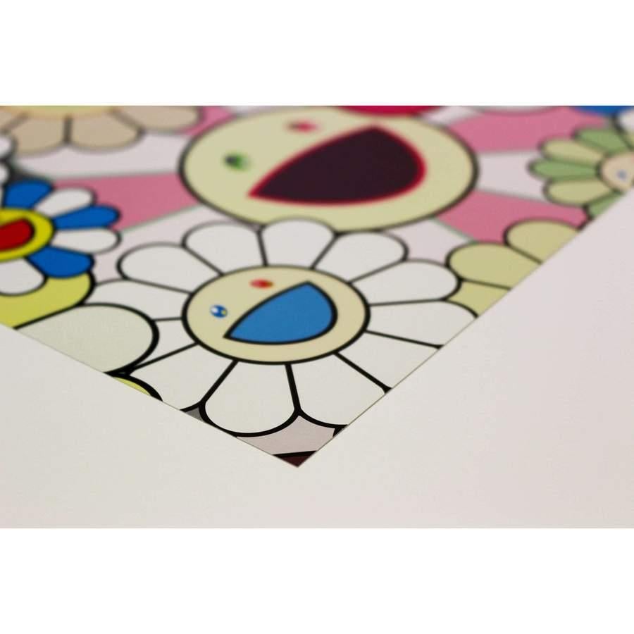 Flowers Blooming in this World and the Land of Nirvana (1) - Contemporary Print by Takashi Murakami