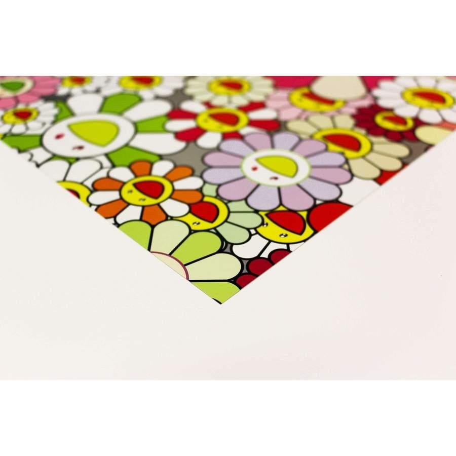 Flowers Blooming in this World and the Land of Nirvana (2) - Contemporary Print by Takashi Murakami